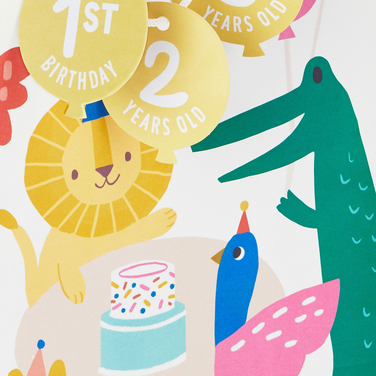 9261-13-zoo-animals-large-birthday-gift-bag-5.jpg 13" Zoo Animals Large Birthday Gift Bag