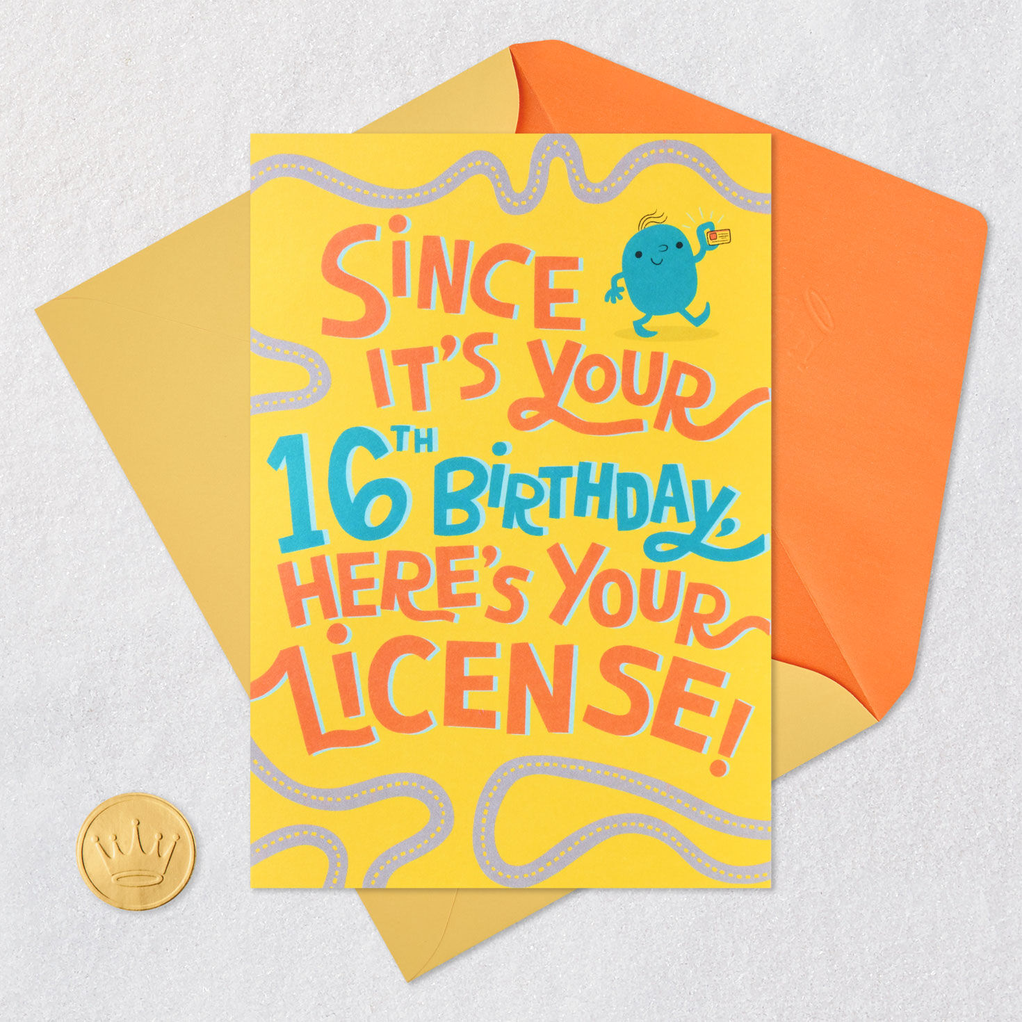 9394-license-to-party-funny-pop-up-16th-birthday-card-6.jpg License to Party Funny Pop-Up 16th Birthday Card