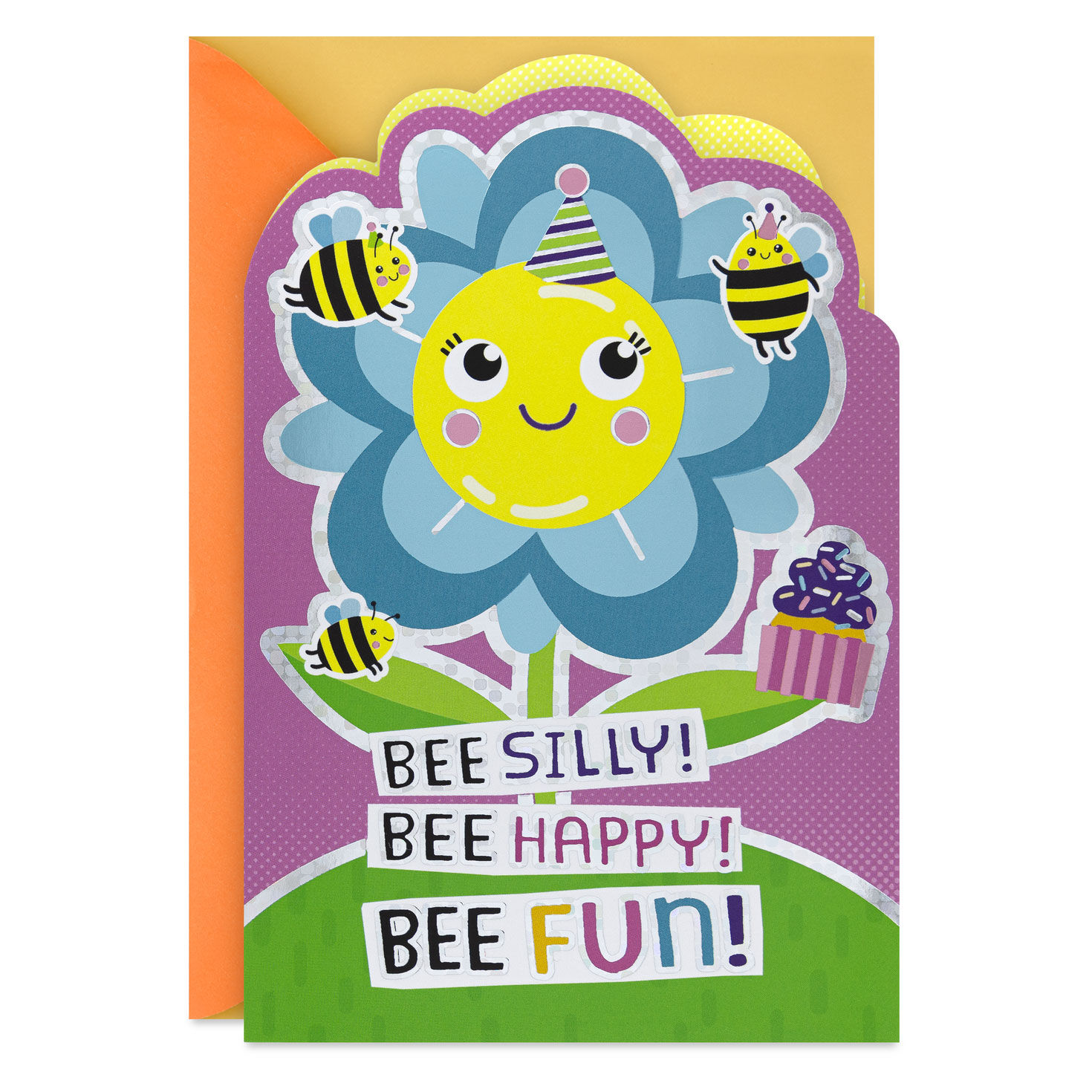 9419-bee-happy-birthday-card-for-kids-1.jpg Bee Happy Birthday Card for Kids