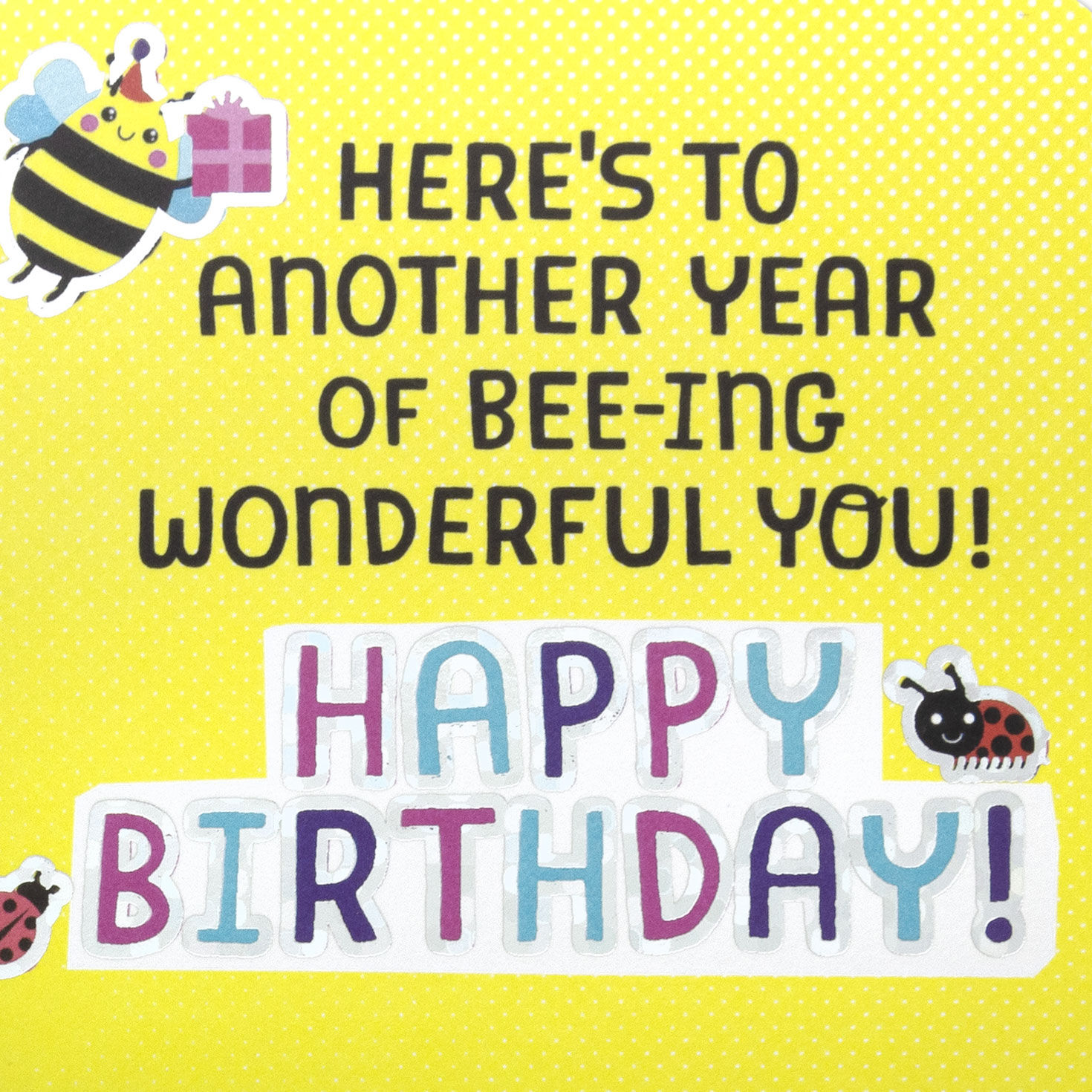 9419-bee-happy-birthday-card-for-kids-2.jpg Bee Happy Birthday Card for Kids