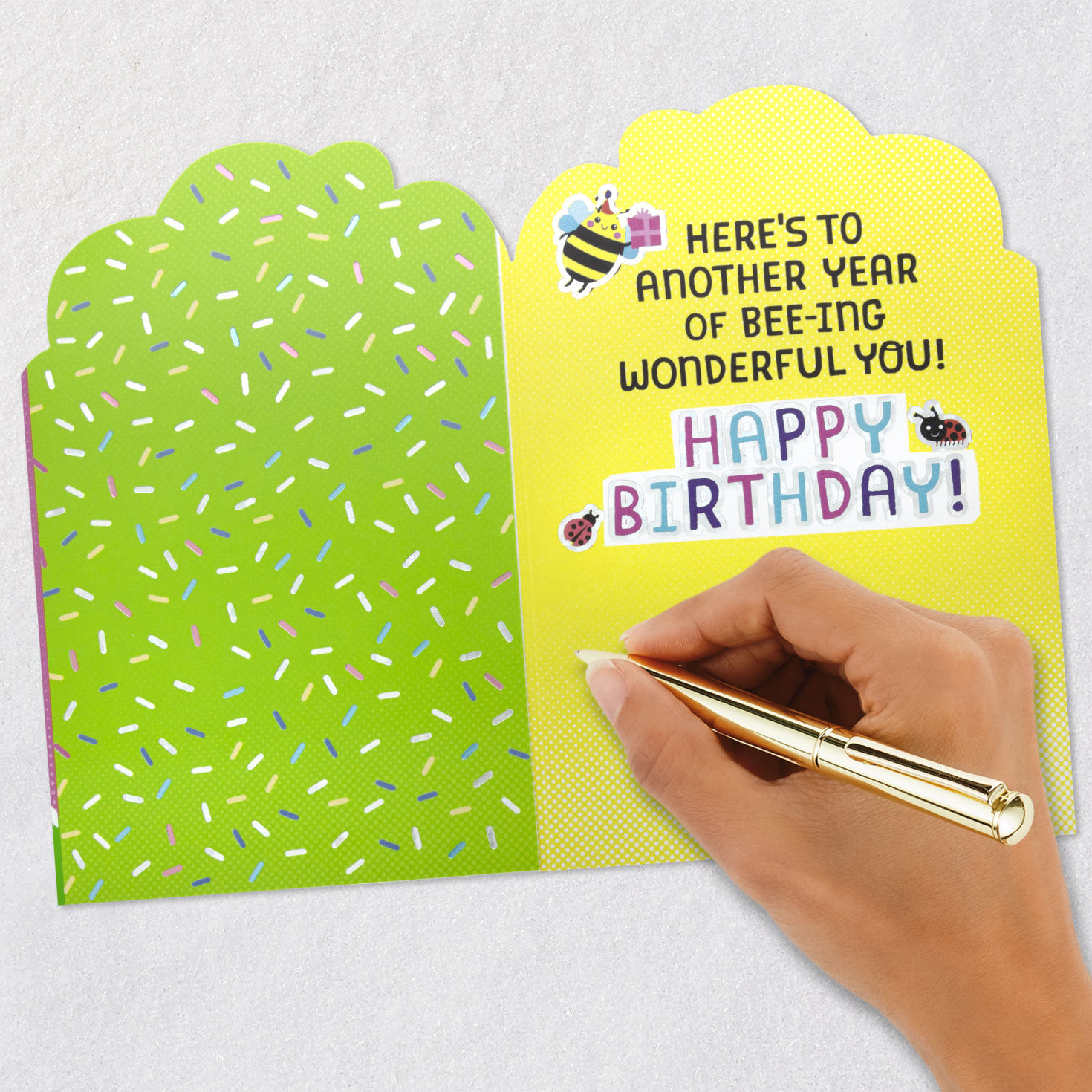 9419-bee-happy-birthday-card-for-kids-6.jpg Bee Happy Birthday Card for Kids