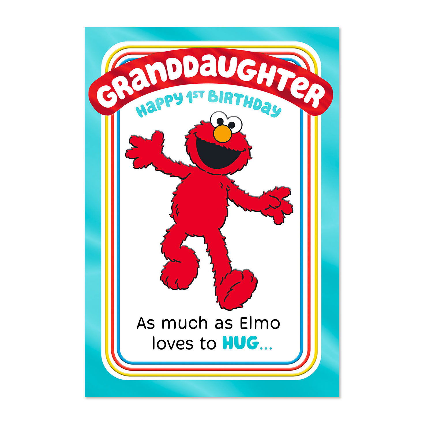 9461-sesame-street-loved-a-bunch-1st-birthday-card-for-granddaughter-1.jpg Sesame Street® Loved a Bunch 1st Birthday Card for Granddaughter