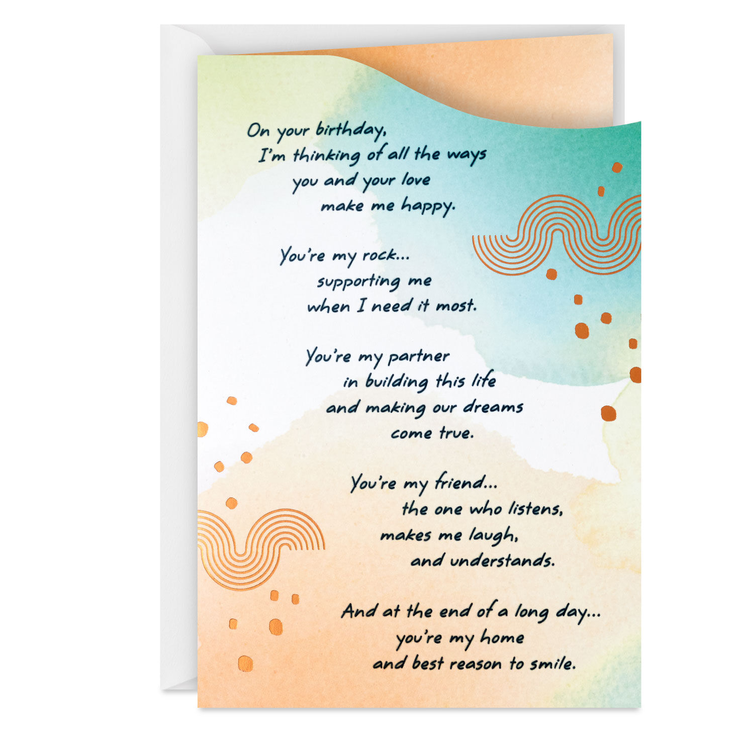 All the Ways You Make Me Happy Birthday Card for Spouse
