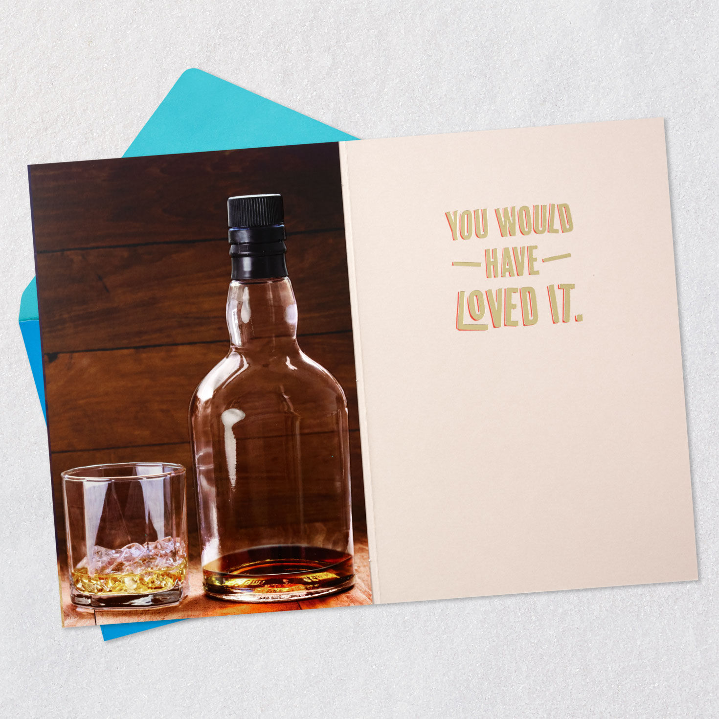 9497-bottle-of-bourbon-funny-birthday-card-for-brother-3.jpg Bottle of Bourbon Funny Birthday Card for Brother