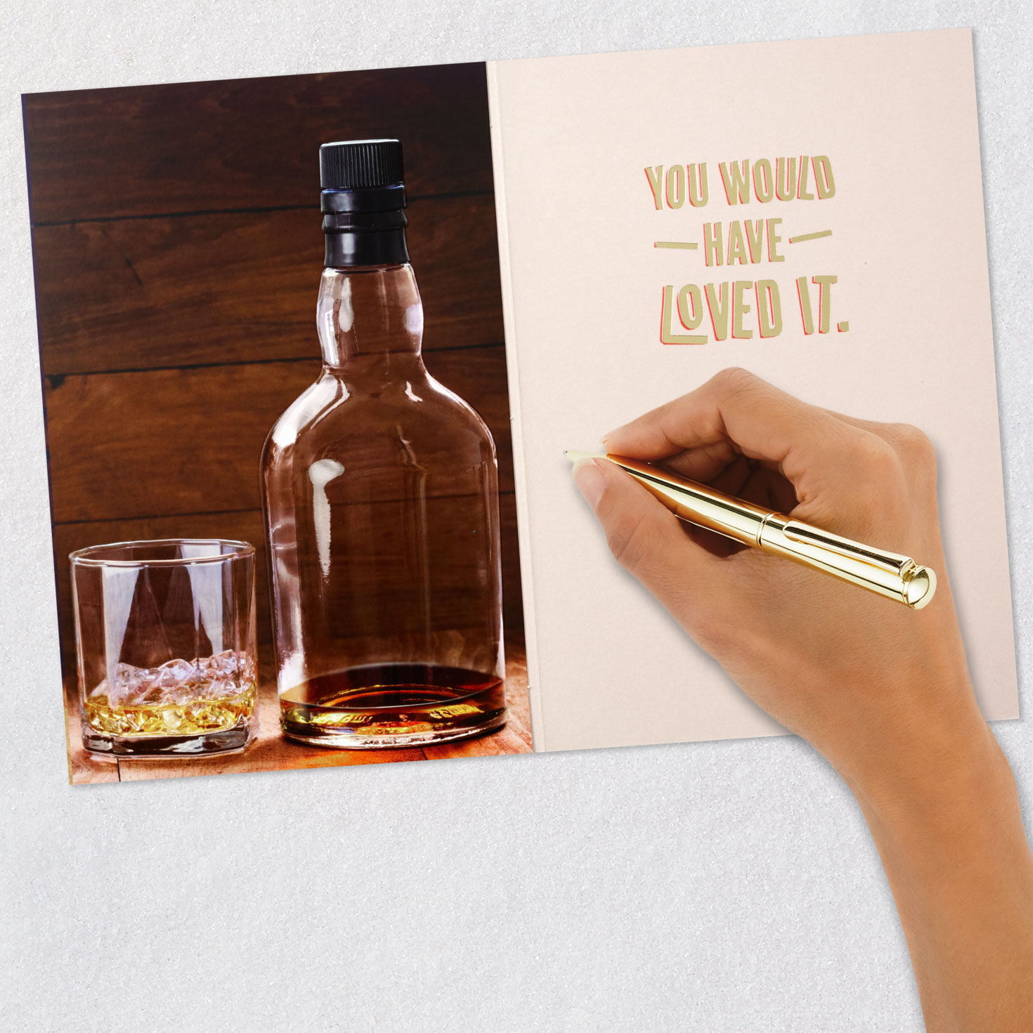 9497-bottle-of-bourbon-funny-birthday-card-for-brother-6.jpg Bottle of Bourbon Funny Birthday Card for Brother