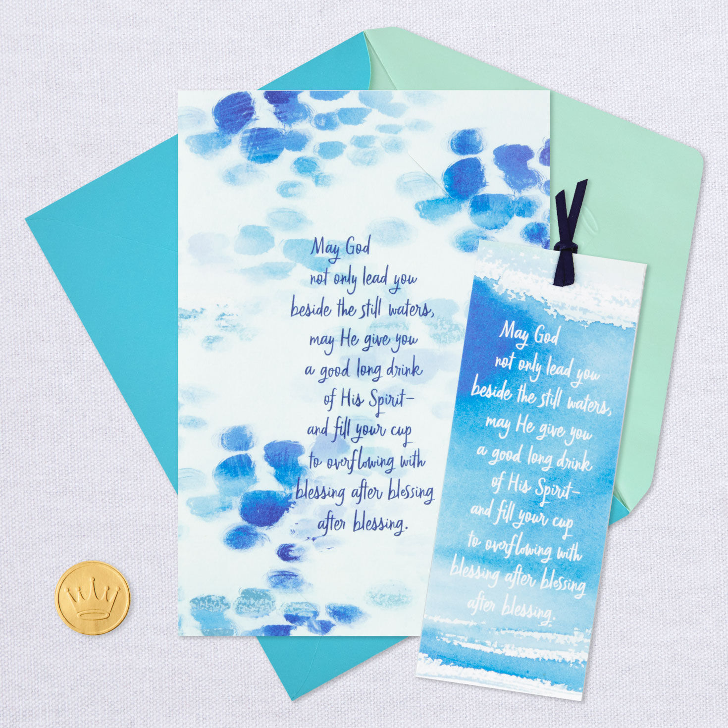 9517-blessing-after-blessing-birthday-card-with-bookmark-5.jpg Blessing After Blessing Birthday Card With Bookmark