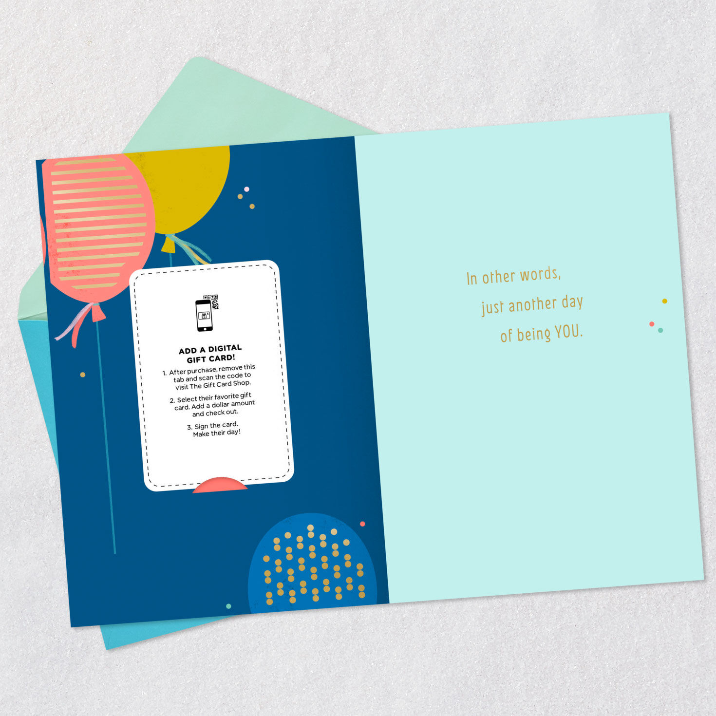 9586-be-bright-be-beautiful-be-you-gift-card-greeting-birthday-card-3.jpg Be Bright, Be Beautiful, Be You Gift Card Greeting Birthday Card