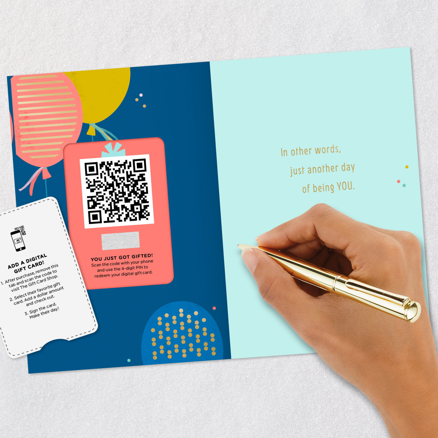 9586-be-bright-be-beautiful-be-you-gift-card-greeting-birthday-card-9.jpg Be Bright, Be Beautiful, Be You Gift Card Greeting Birthday Card