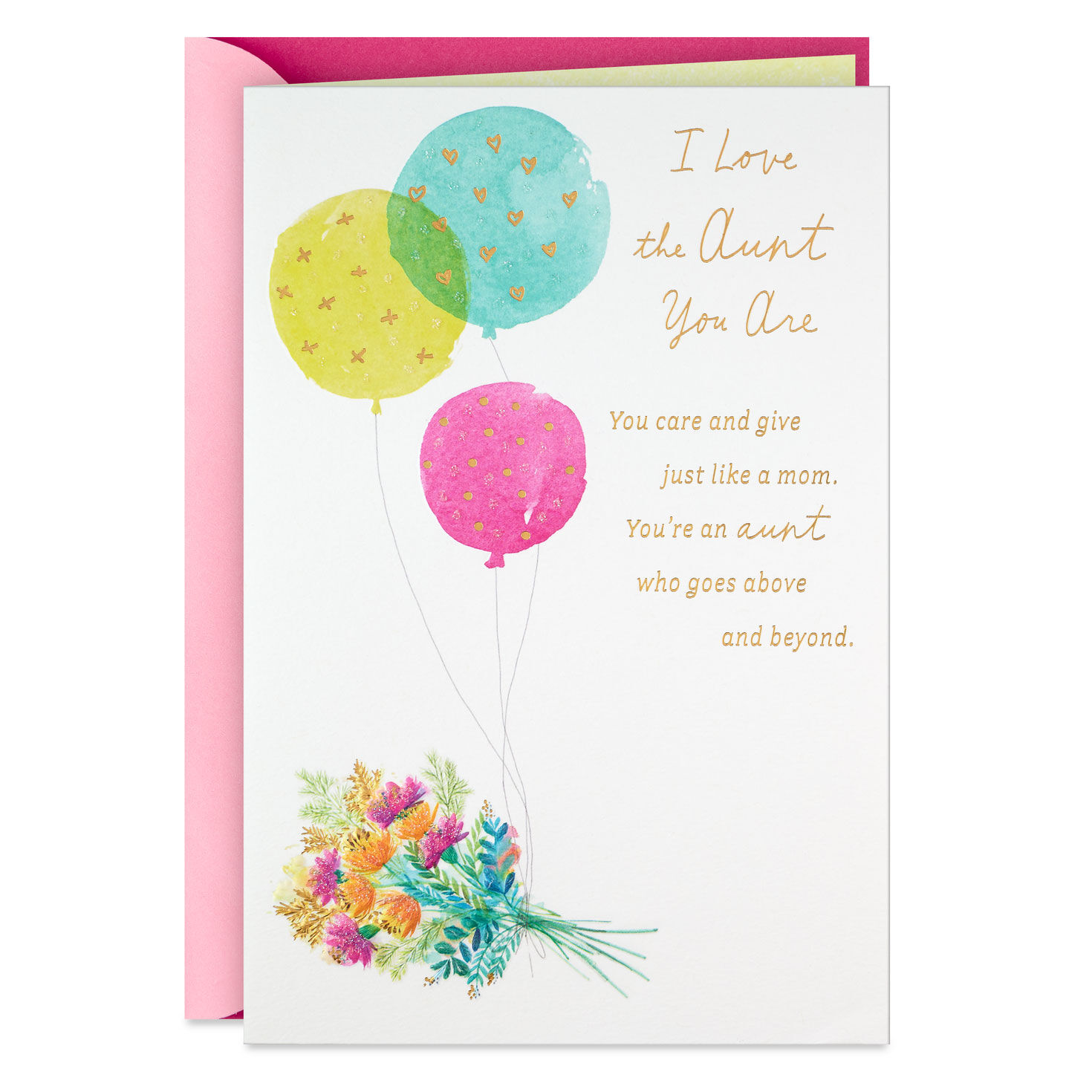 9832-you-go-above-and-beyond-birthday-card-for-aunt-1.jpg You Go Above and Beyond Birthday Card for Aunt