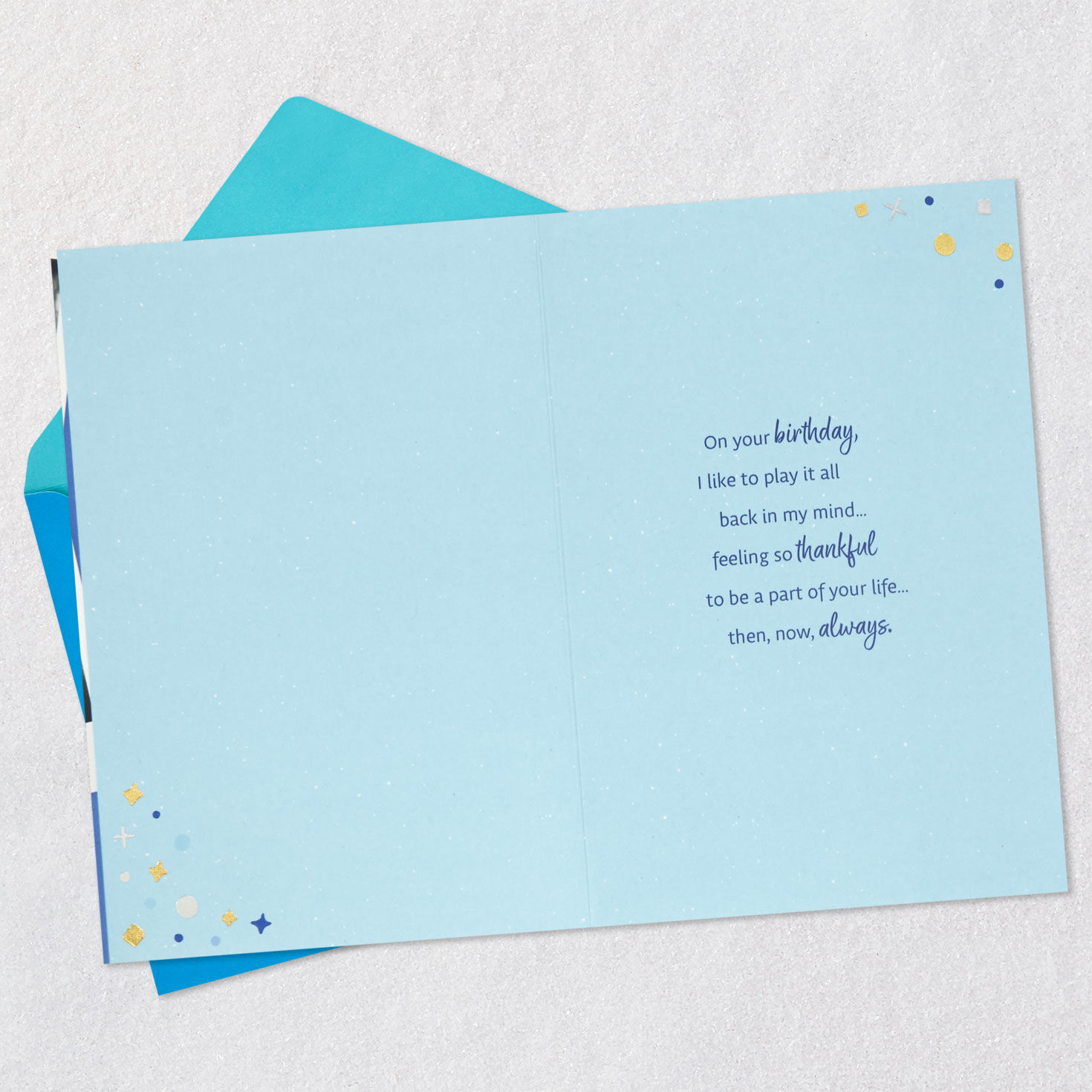 9939-it-all-went-by-so-fast-birthday-card-for-son-3.jpg It All Went By So Fast Birthday Card for Son