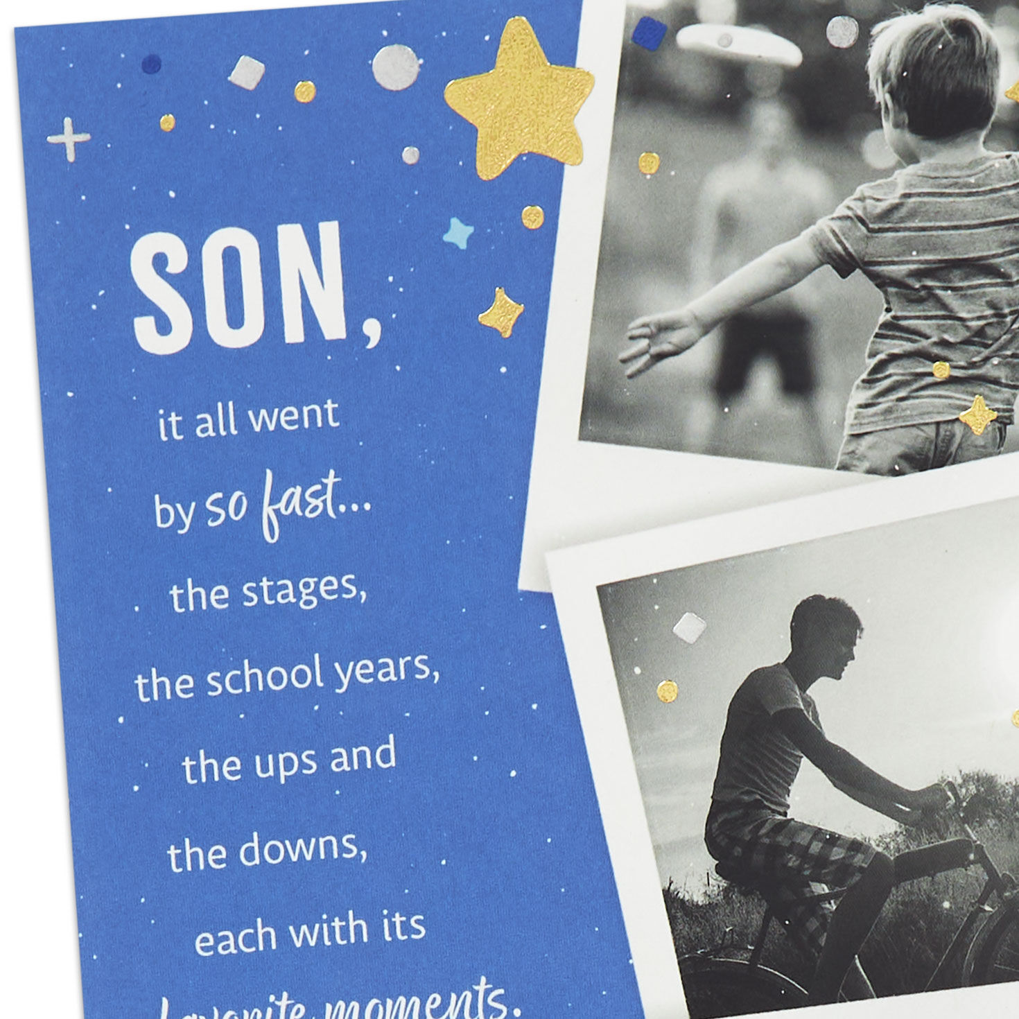 9939-it-all-went-by-so-fast-birthday-card-for-son-4.jpg It All Went By So Fast Birthday Card for Son